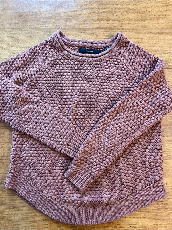 Vero Moda Sweaters - Vero Moda Rose Taupe Chunky Crewneck Sweater